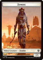 Champion of Wits // Zombie (0003) Double-Sided Token [Aetherdrift Tokens] | Boutique FDB TCG