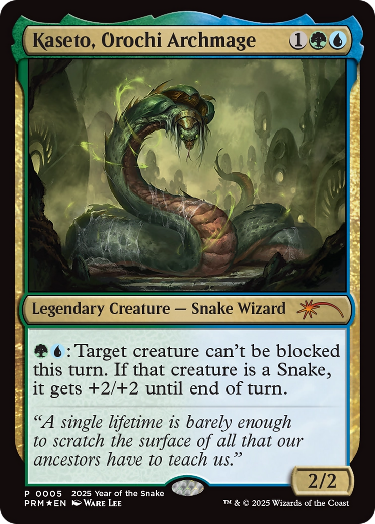 Kaseto, Orochi Archmage (Year of the Snake 2025) [Standard Showdown Promos] | Boutique FDB TCG