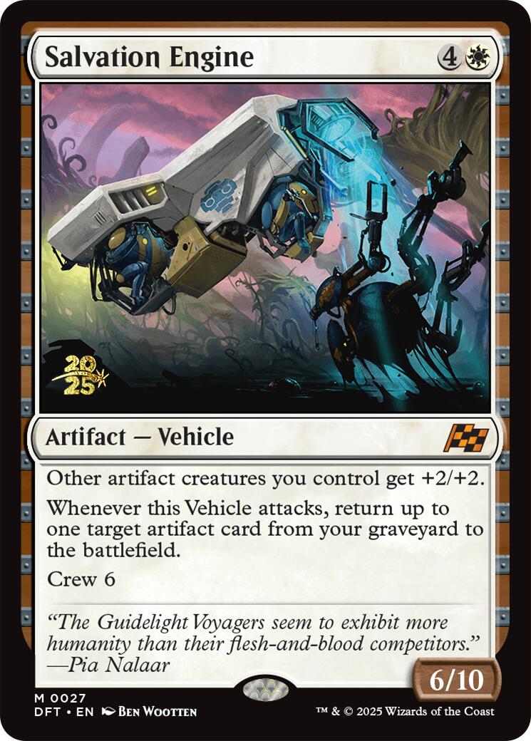 Salvation Engine [Aetherdrift Prerelease Promos] | Boutique FDB TCG