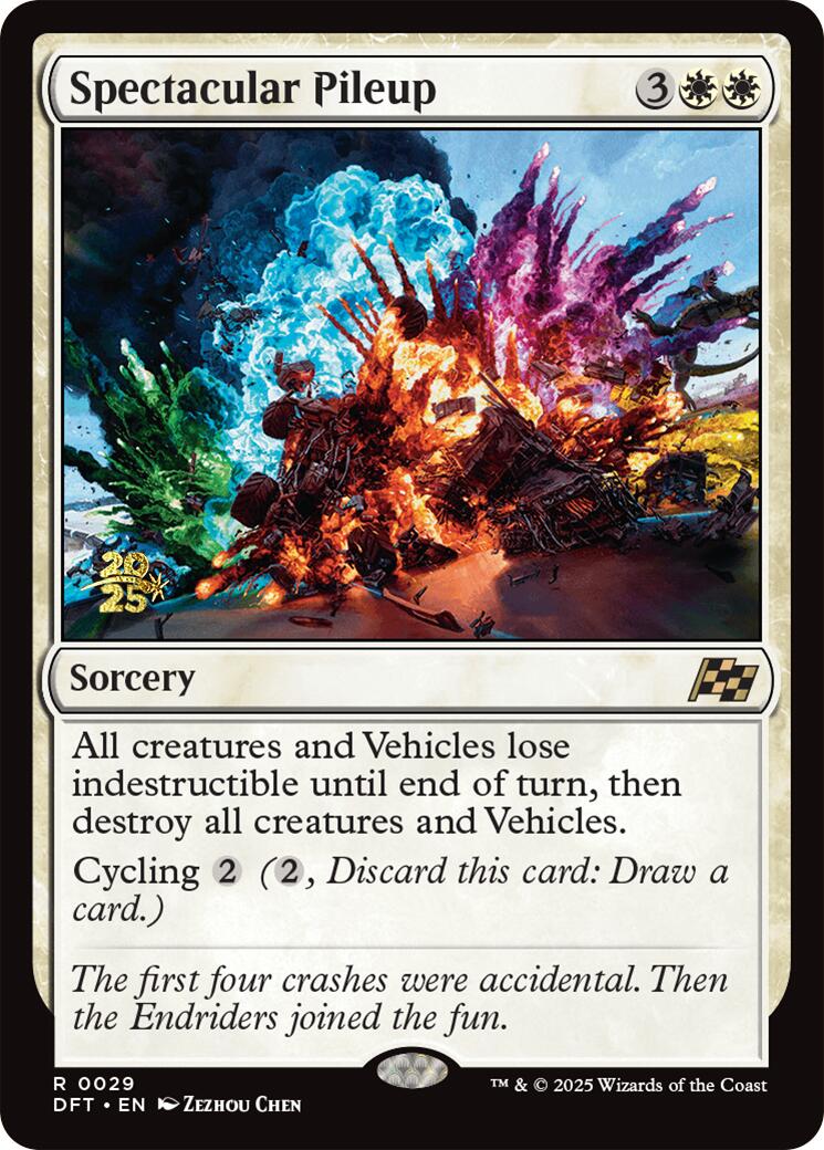 Spectacular Pileup [Aetherdrift Prerelease Promos] | Boutique FDB TCG