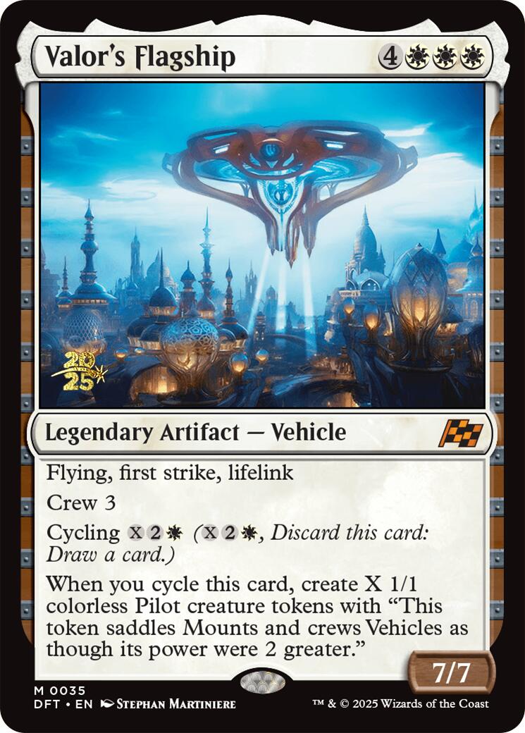 Valor's Flagship [Aetherdrift Prerelease Promos] | Boutique FDB TCG