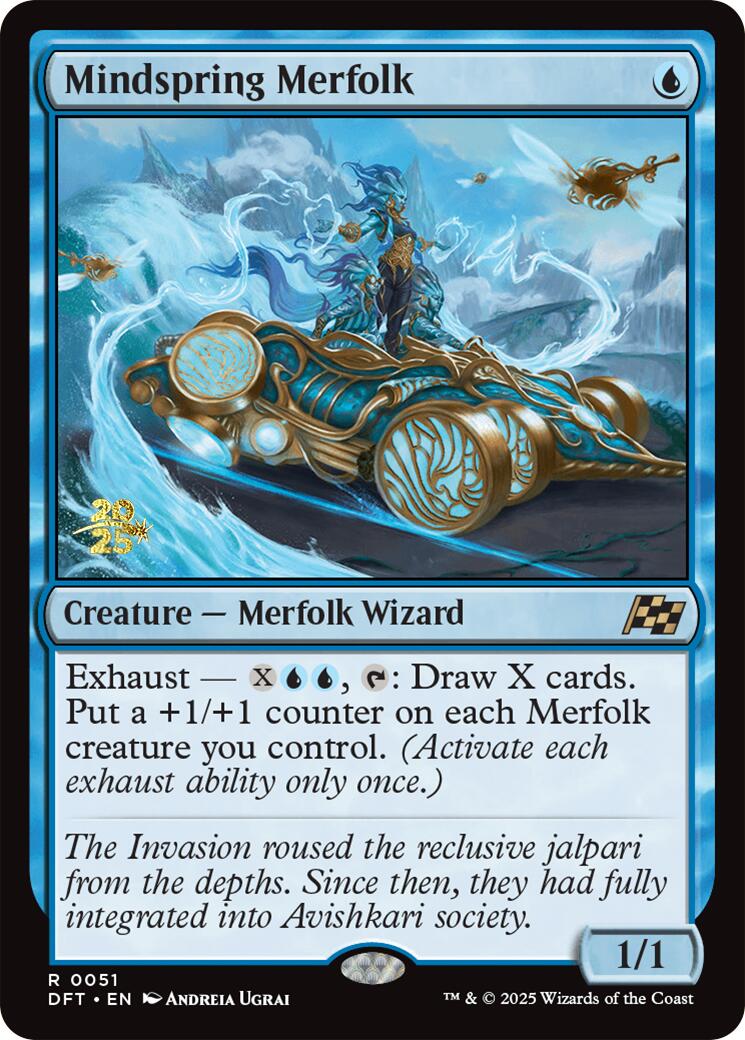 Mindspring Merfolk [Aetherdrift Prerelease Promos] | Boutique FDB TCG