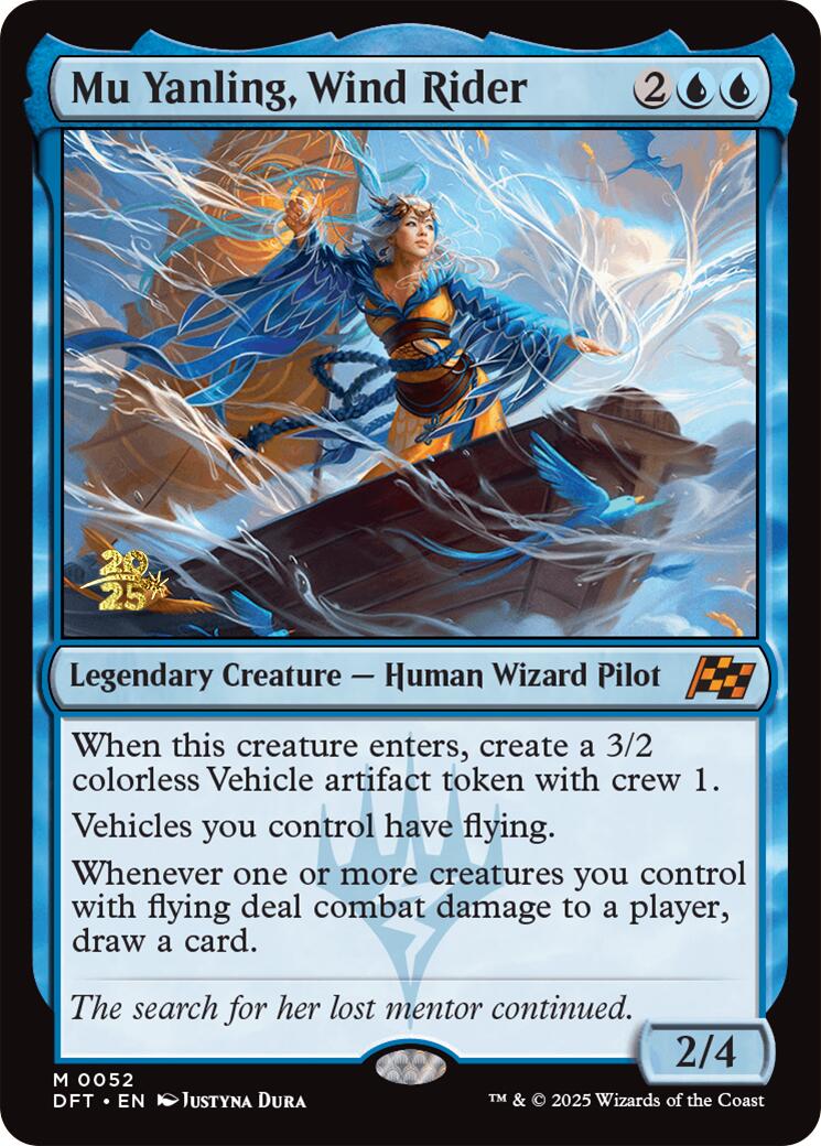 Mu Yanling, Wind Rider [Aetherdrift Prerelease Promos] | Boutique FDB TCG