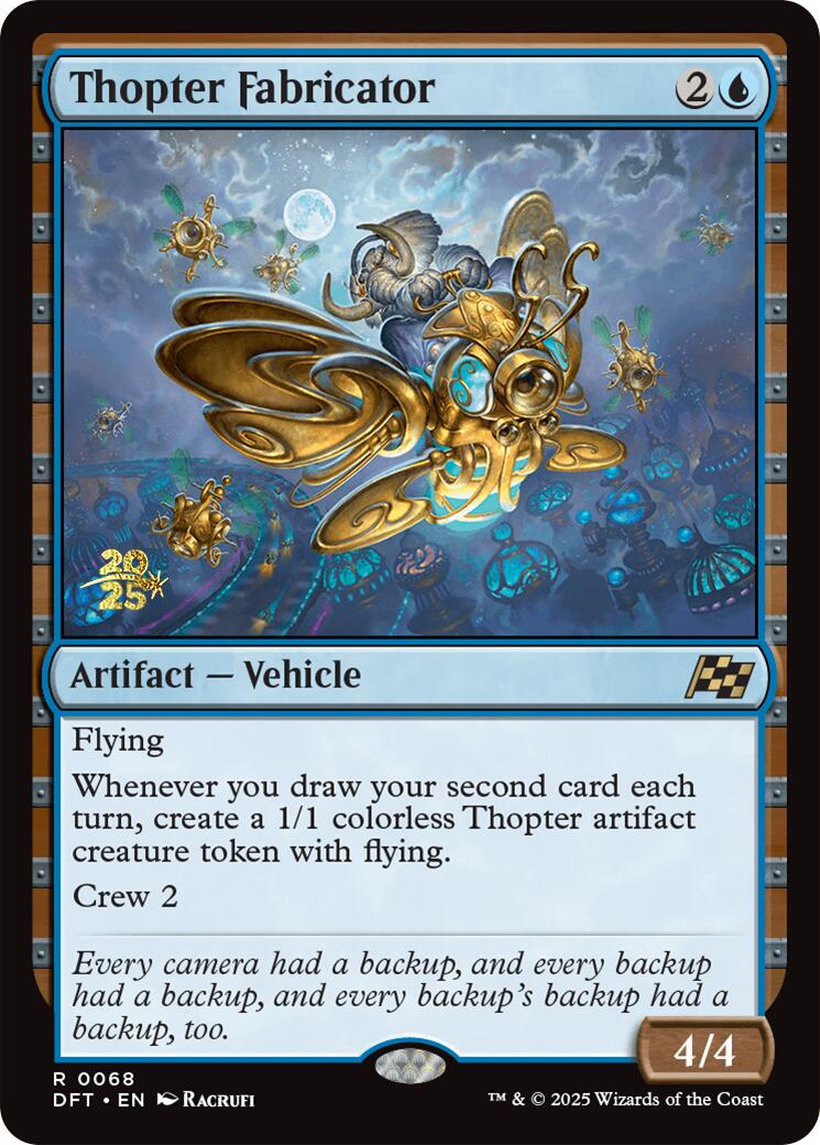 Thopter Fabricator [Aetherdrift Prerelease Promos] | Boutique FDB TCG