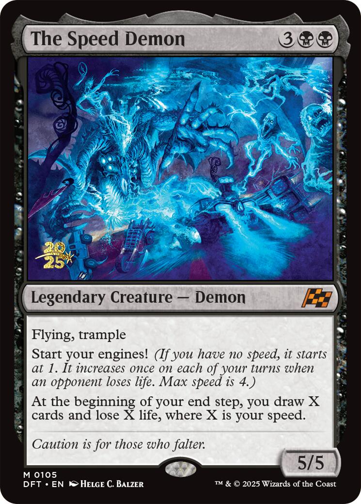 The Speed Demon [Aetherdrift Prerelease Promos] | Boutique FDB TCG