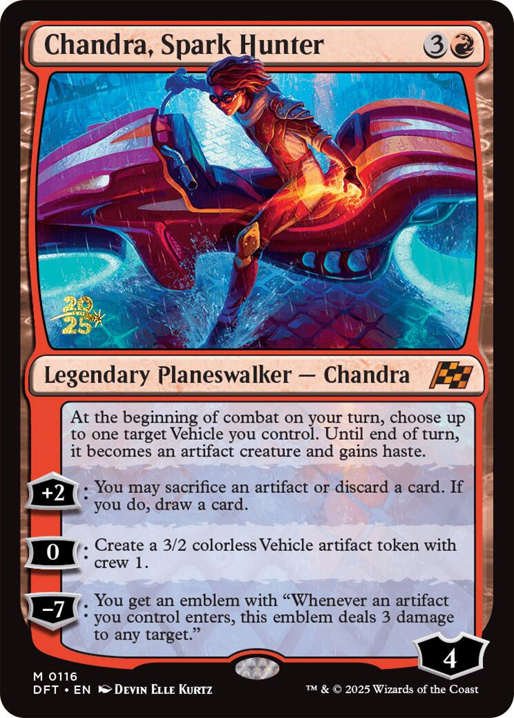 Chandra, Spark Hunter [Aetherdrift Prerelease Promos] | Boutique FDB TCG