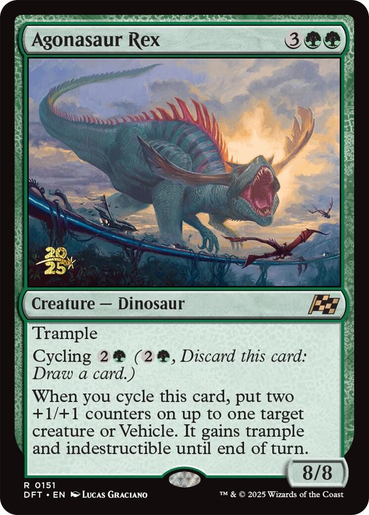 Agonasaur Rex [Aetherdrift Prerelease Promos] | Boutique FDB TCG