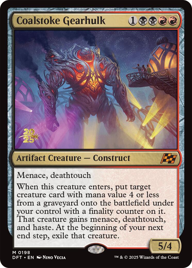 Coalstoke Gearhulk [Aetherdrift Prerelease Promos] | Boutique FDB TCG