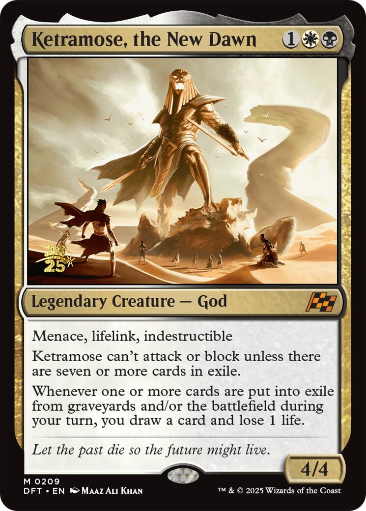 Ketramose, the New Dawn [Aetherdrift Prerelease Promos] | Boutique FDB TCG