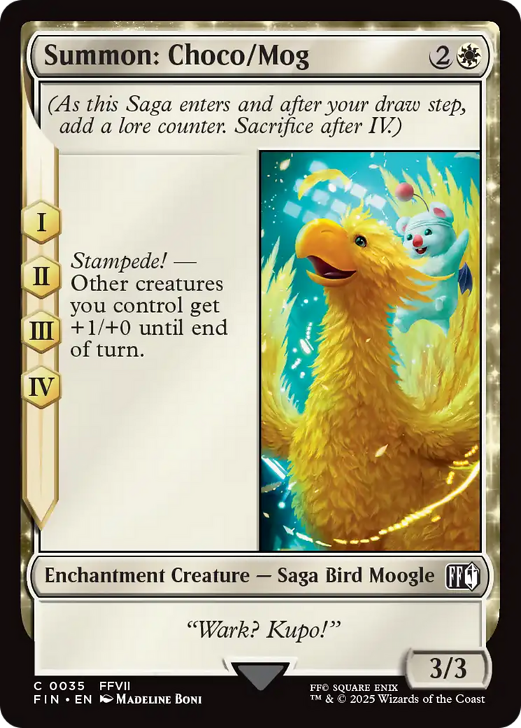 Summon: Choco/Mog [FINAL FANTASY] | Boutique FDB TCG