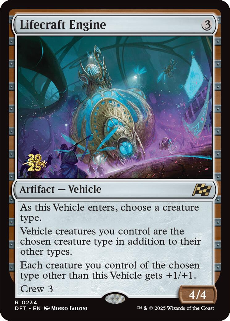 Lifecraft Engine [Aetherdrift Prerelease Promos] | Boutique FDB TCG