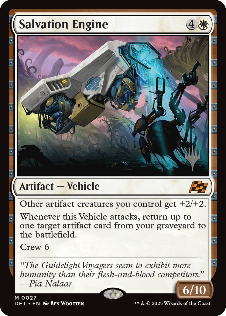 Salvation Engine (Promo Pack) [Aetherdrift Promos] | Boutique FDB TCG
