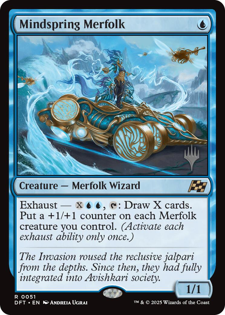 Mindspring Merfolk [Aetherdrift Promos] | Boutique FDB TCG