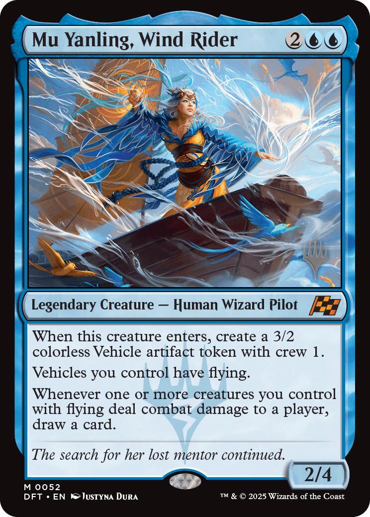 Mu Yanling, Wind Rider [Aetherdrift Promos] | Boutique FDB TCG