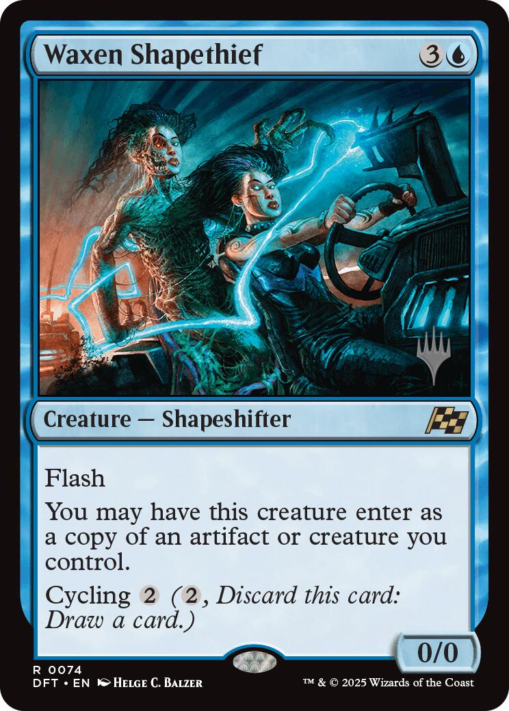 Waxen Shapethief (Promo Pack) [Aetherdrift Promos] | Boutique FDB TCG