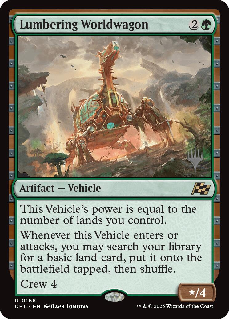 Lumbering Worldwagon [Aetherdrift Promos] | Boutique FDB TCG