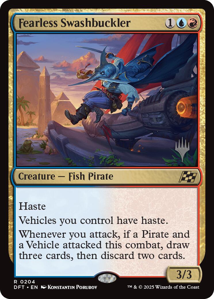 Fearless Swashbuckler [Aetherdrift Promos] | Boutique FDB TCG