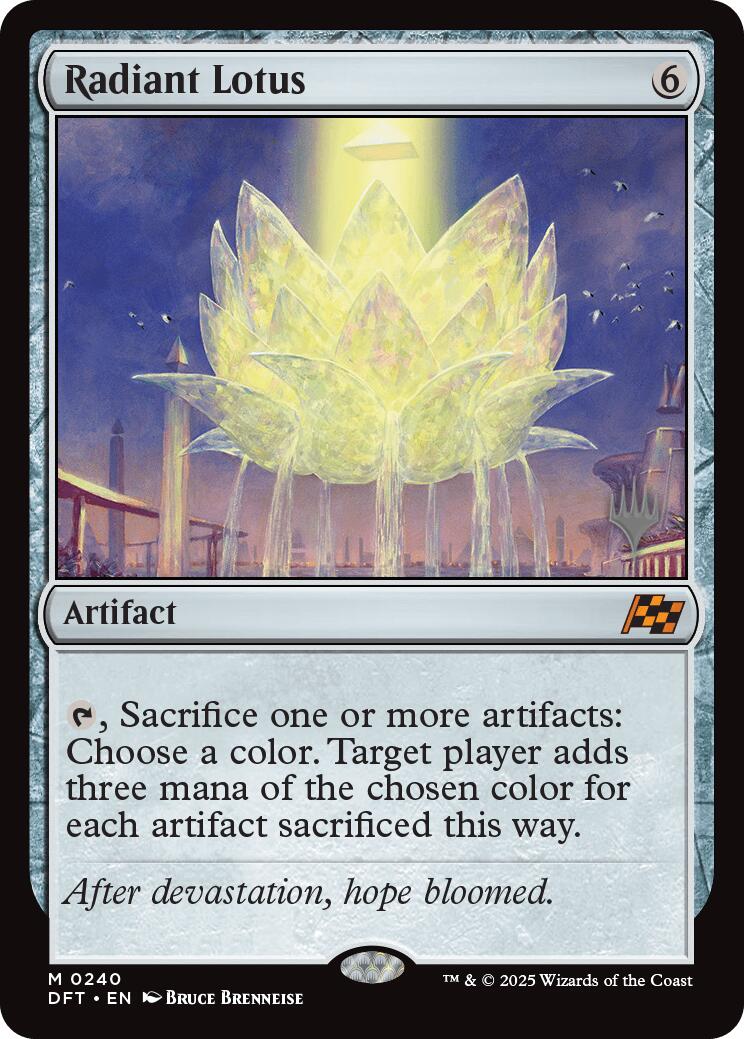 Radiant Lotus [Aetherdrift Promos] | Boutique FDB TCG