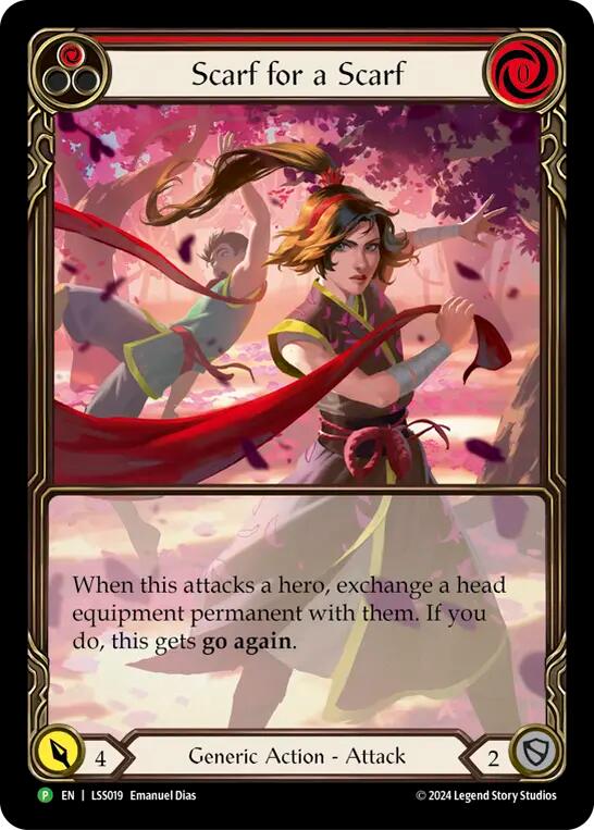 Scarf for a Scarf [LSS019] (Promo)  Rainbow Foil | Boutique FDB TCG