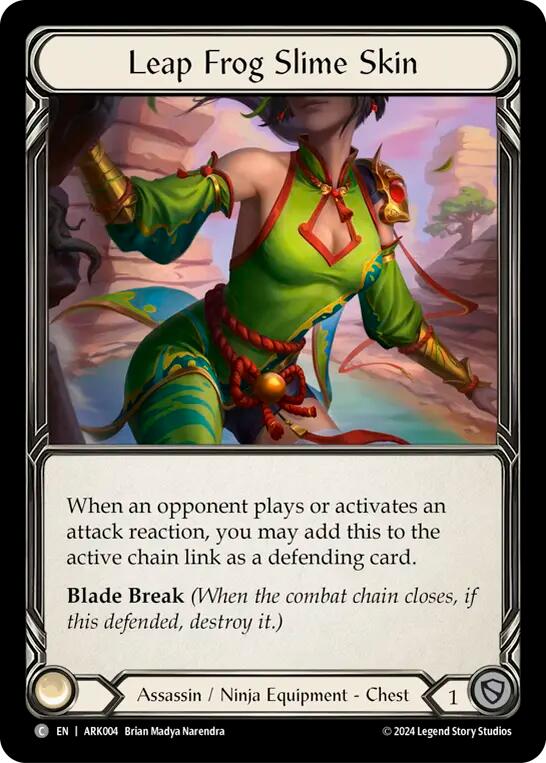 Leap Frog Slime Skin [ARK004] (The Hunted Arakni Blitz Deck) | Boutique FDB TCG