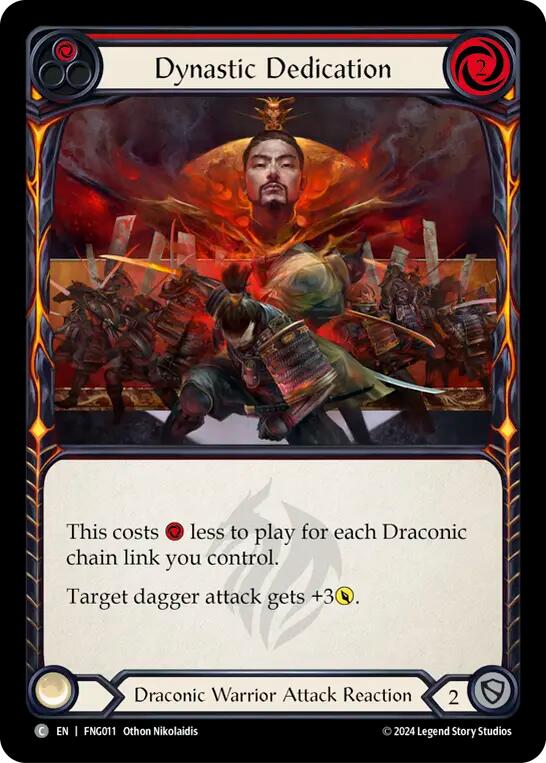 Dynastic Dedication (Red) [FNG011] (The Hunted Fang Blitz Deck) | Boutique FDB TCG