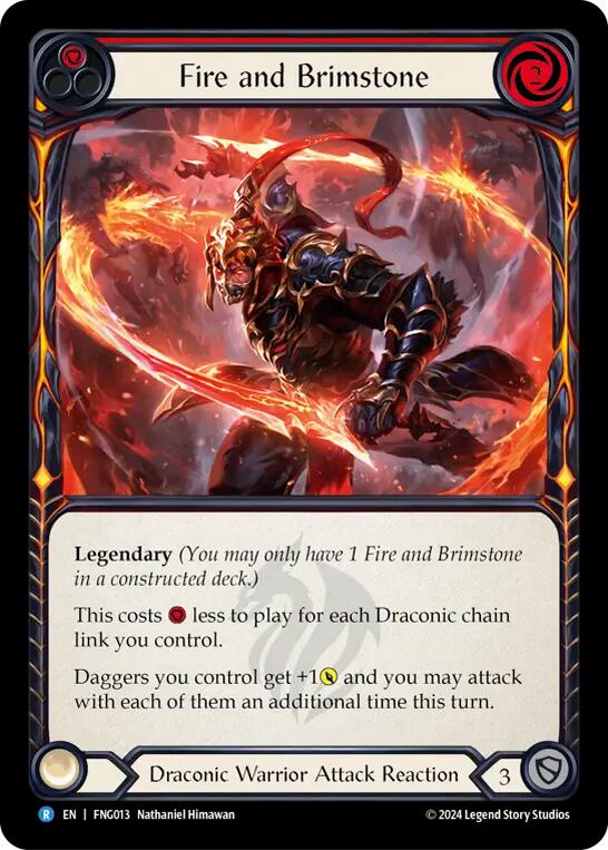Fire and Brimstone [FNG013] (The Hunted Fang Blitz Deck) | Boutique FDB TCG