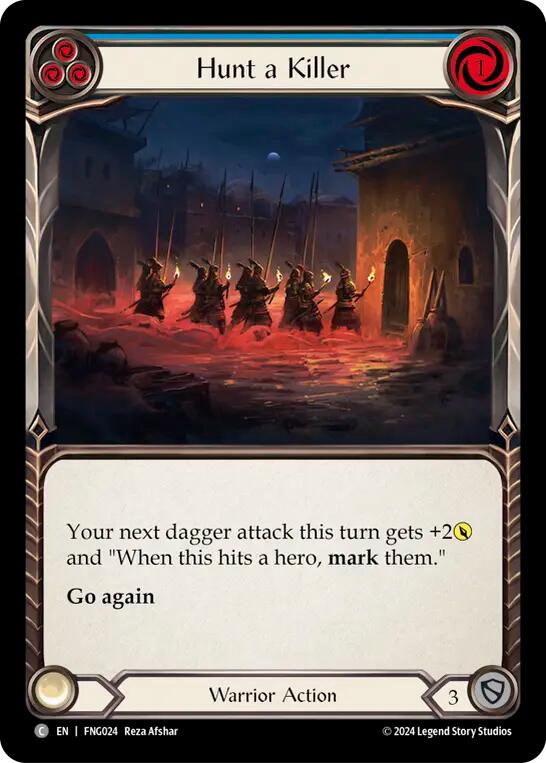 Hunt a Killer (Blue) [FNG024] (The Hunted Fang Blitz Deck) | Boutique FDB TCG
