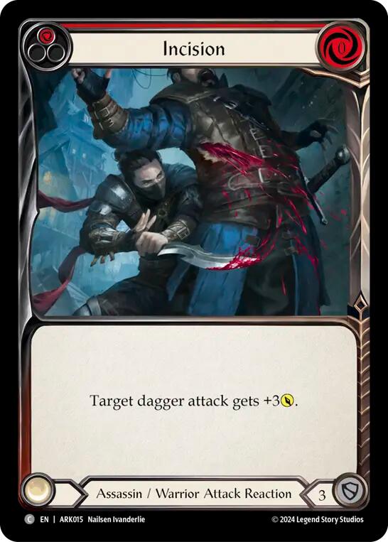 Incision (Red) [ARK015] (The Hunted Arakni Blitz Deck) | Boutique FDB TCG