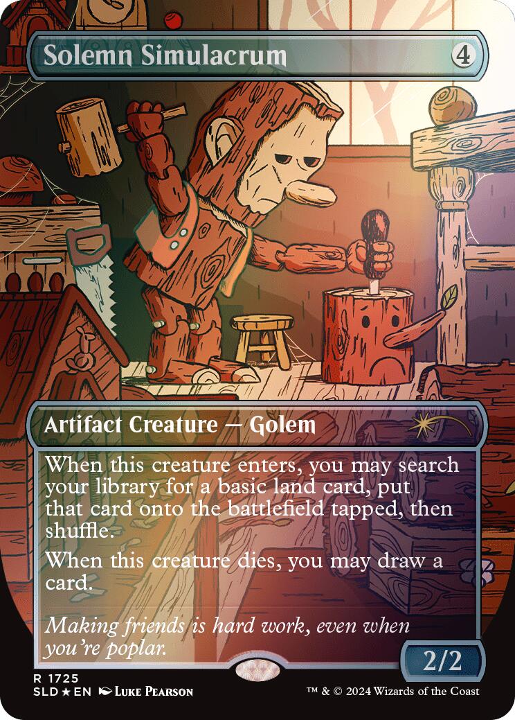 Solemn Simulacrum (1725) (Rainbow Foil) [Secret Lair Drop Series] | Boutique FDB TCG