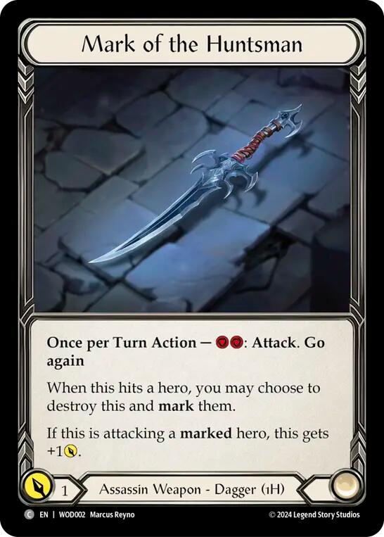 Mark of the Huntsman [WOD002] (The Hunted Arakni, Web of Deceit Blitz Deck) | Boutique FDB TCG