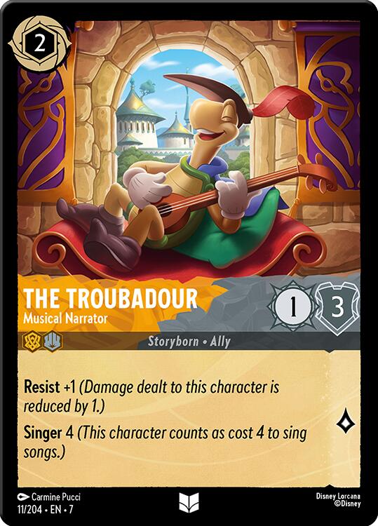 The Troubadour - Musical Narrator (11/204) [Archazia's Island] | Boutique FDB TCG