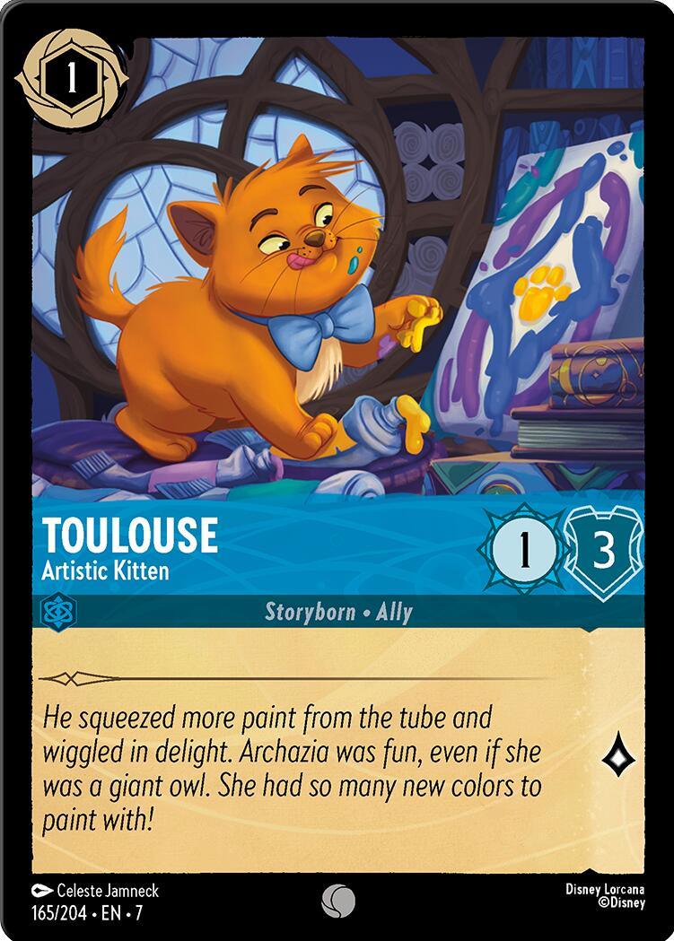 Toulouse - Artistic Kitten (165/204) [Archazia's Island] | Boutique FDB TCG