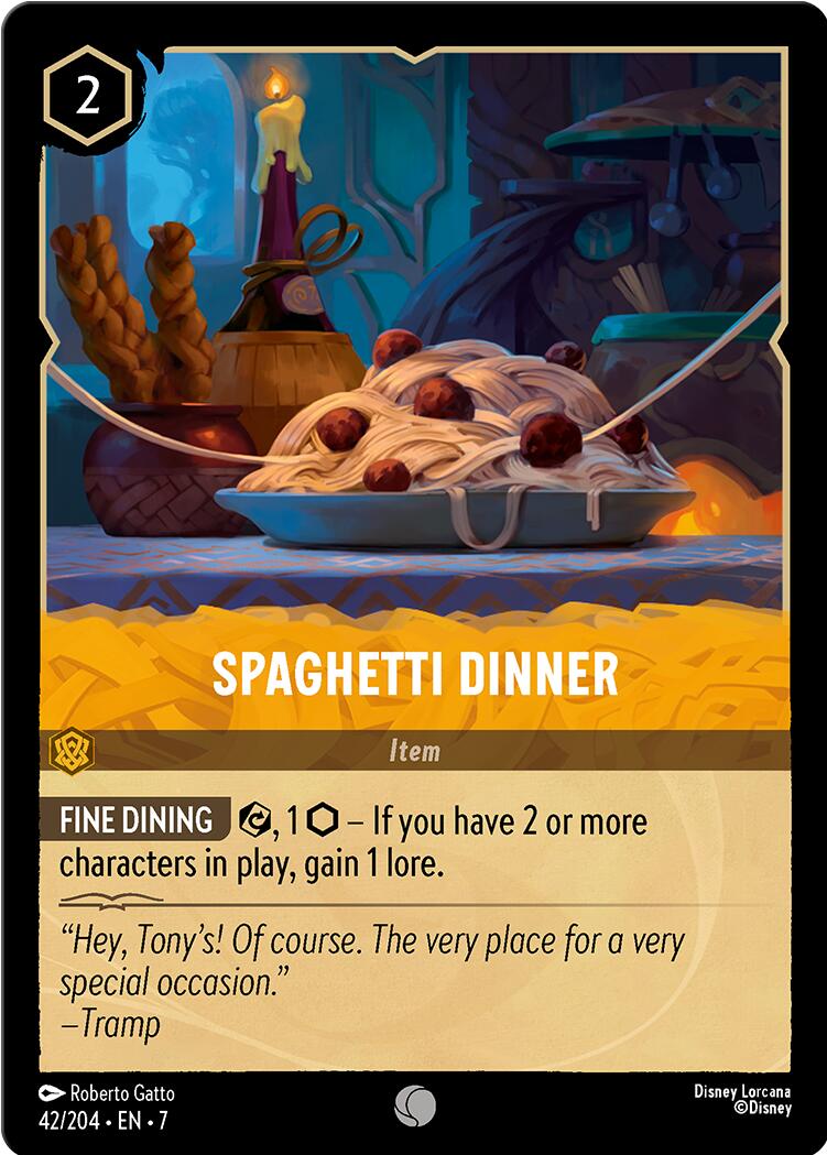 Spaghetti Dinner (42/204) [Archazia's Island] | Boutique FDB TCG