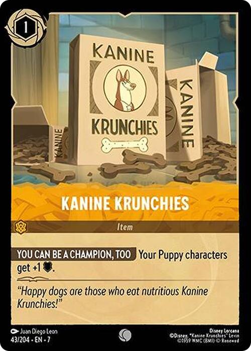 Kanine Krunchies (43/204) [Archazia's Island] | Boutique FDB TCG