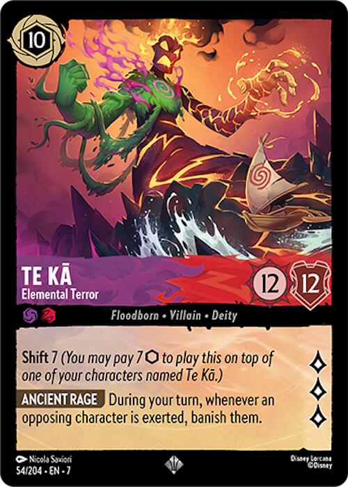 Te Ka - Elemental Terror (54/204) [Archazia's Island] | Boutique FDB TCG