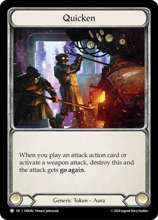 Quicken [FAB282] (Promo)  Cold Foil | Boutique FDB TCG