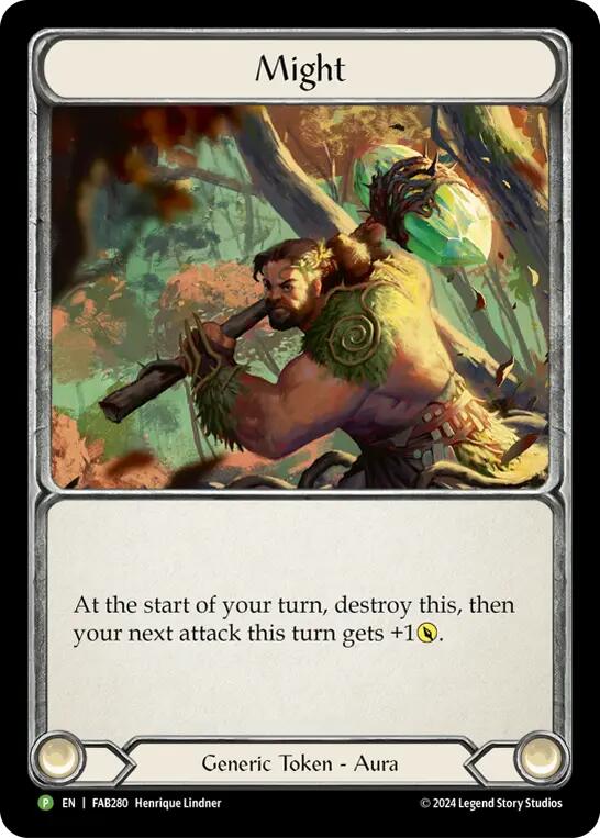 Might [FAB280] (Promo)  Cold Foil | Boutique FDB TCG