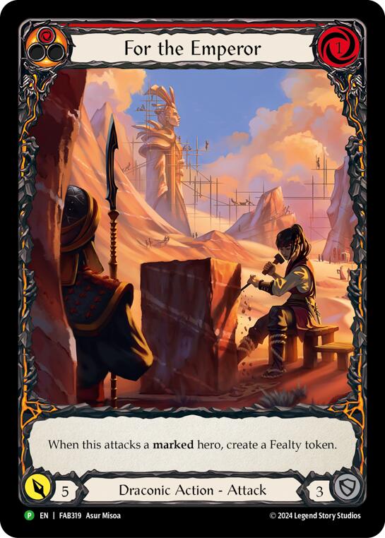 For the Emperor [FAB319] (Promo)  Rainbow Foil | Boutique FDB TCG