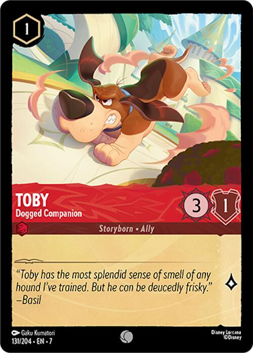 Toby - Dogged Companion (131/204) [Archazia's Island] | Boutique FDB TCG