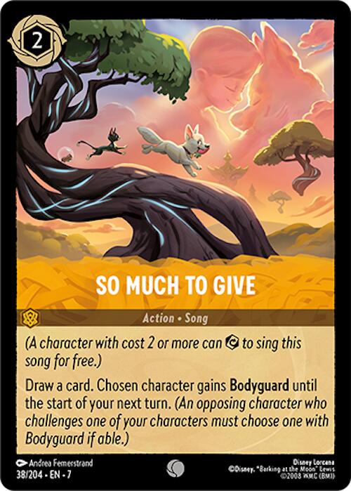 So Much to Give (38/204) [Archazia's Island] | Boutique FDB TCG