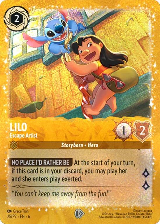 Lilo - Escape Artist (25) [Promo Cards] | Boutique FDB TCG