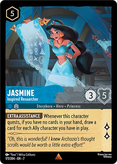 Jasmine - Inspired Researcher (173/204) [Archazia's Island] | Boutique FDB TCG