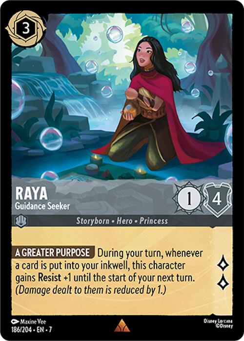 Raya - Guidance Seeker (186/204) [Archazia's Island] | Boutique FDB TCG