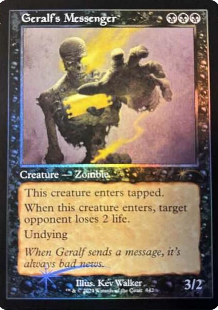 Geralf's Messenger (842) (Retro Frame) [Secret Lair Drop Series] | Boutique FDB TCG