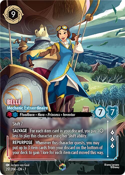 Belle - Mechanic Extraordinaire (Enchanted) (217/204) [Archazia's Island] | Boutique FDB TCG