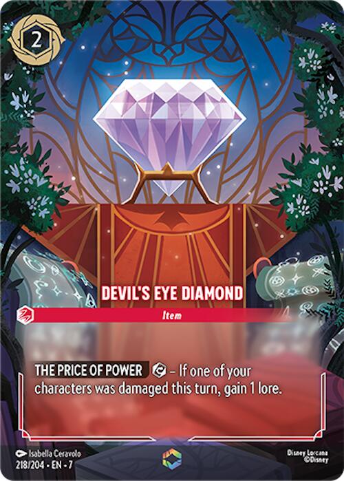 Devil's Eye Diamond (Enchanted) (218/204) [Archazia's Island] | Boutique FDB TCG