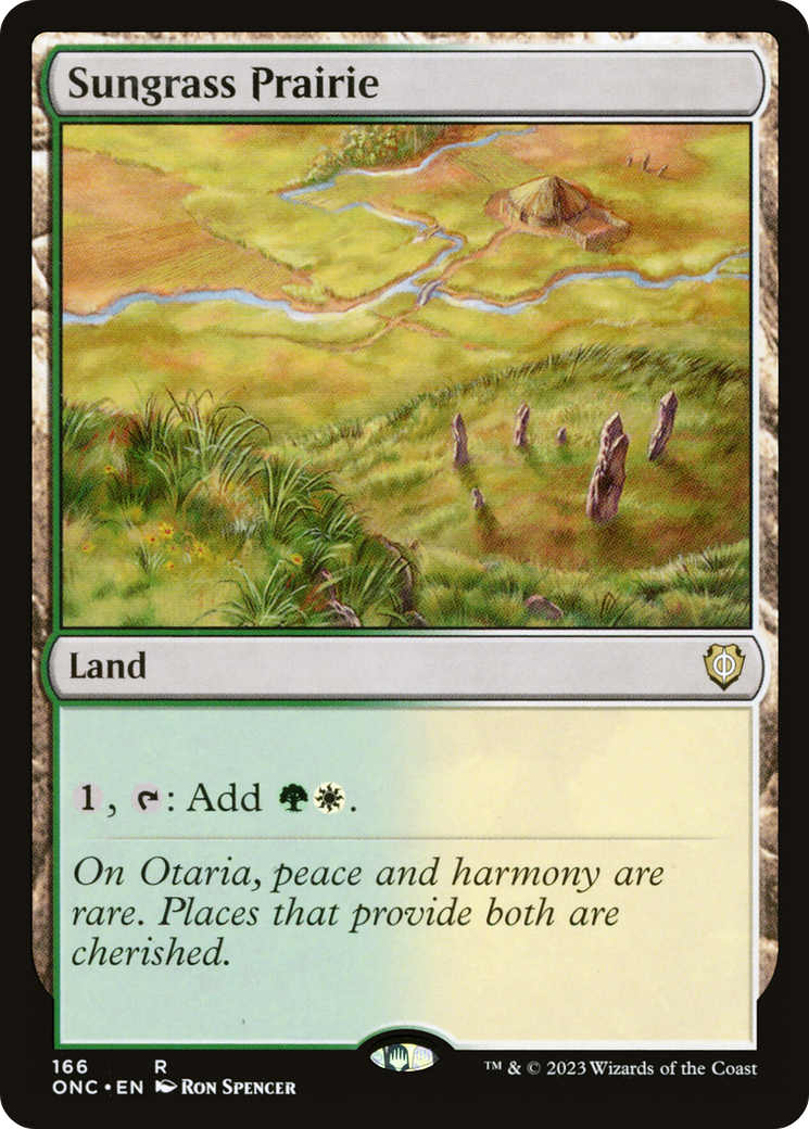 Sungrass Prairie [Phyrexia: All Will Be One Commander] | Boutique FDB TCG