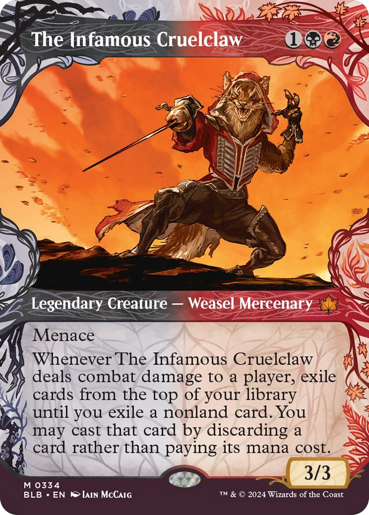 The Infamous Cruelclaw (Showcase) [Bloomburrow] | Boutique FDB TCG