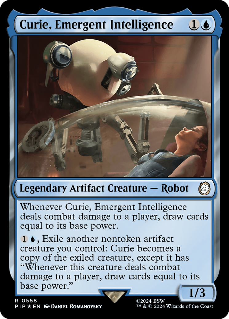 Curie, Emergent Intelligence (Surge Foil) [Fallout] | Boutique FDB TCG