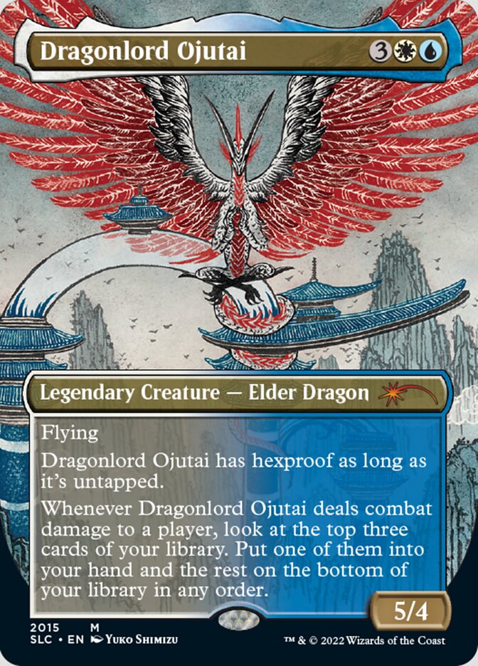 Dragonlord Ojutai (Borderless) [Secret Lair Countdown Kit] | Boutique FDB TCG
